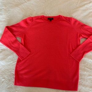 Bright Pink Merino Wool Sweater